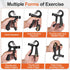Grip Strength Trainer Kit (5 Pack) | Adjustable Resistance Hand Gripper and Forearm Workout Ring