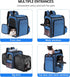Pet Travel Carrier Backpack, Blue, Soft-Sided Breathable Mesh for Cats, Dogs, Puppies up to 20 lbs