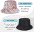 Womens Sequin Beach Bucket Hat, Shiny Glitter Sun Cap for Party Travel Girls Teens