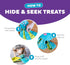 Outward Hound Nina Ottosson Silly Legz Interactive Plush Dog Puzzle, Blue Octopus Dog Enrichment Toy