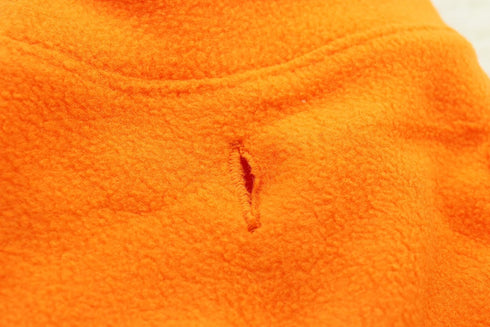 DroolingDog Girl Dog Fleece Vest, Warm Pet Clothes for Small Dogs, Large, Orange Cat Shirts