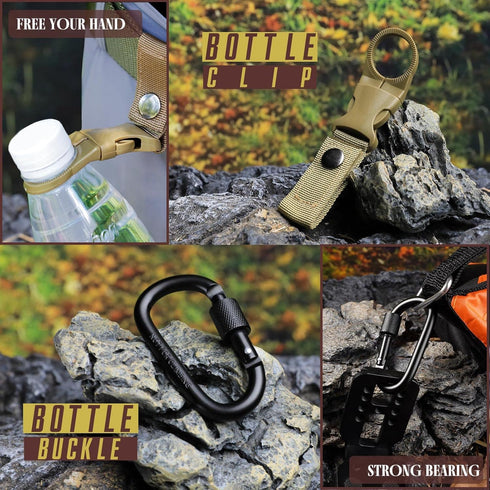 Gifts for Men Dad Husband Him, 14 in 1 Survival Kit, Emergency Gear, Cool Gadget for Hunting Fishing Camping