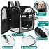 PetAmi Dog Backpack Carrier for Small Large Cats and Puppies, Ventilated Travel Bag, Airline Approved, Grey