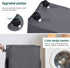 Yoga Mat Storage Racks with Wheels, Home Gym Holder, 2 Mesh Pockets, Holds 4 Mats, 2 Foam Rollers