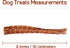 Beef Esophagus Dog Treats, Grass Fed, All Natural Jerky Chews, 12 Inch, 1 Pound Bag