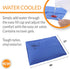 K&H Pet Products Outdoor Cooling Mat for Dogs or Cats, Travel Carriers Cooling Pad, Non-Toxic, Easy Carry, Blue XLarge