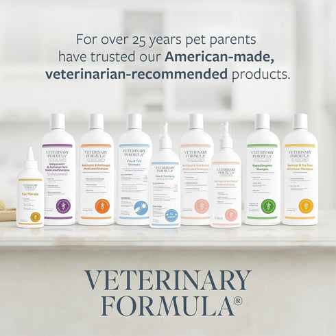 16 oz Veterinary Formula Flea and Tick Shampoo for Dogs and Cats