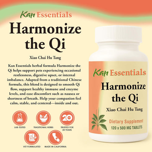 Immune 120 Kan Herb Company Harmonize the Qi Traditional Chinese Herbal Blend for Dogs and Cats to Support Function