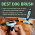 Maxpower Planet Pet Grooming Deshedding Dog Brush - Cat and Dog Deshedding Brush Tool - Deshedder for Dogs Comb - Dog Brush Short Hair and Medium Pet Hair - Reduces Shedding up to 95% - Blue