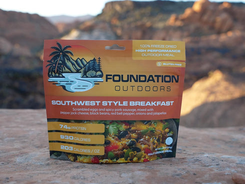 Backpacking Southwest Style Breakfast, Freeze Dried & Camping Food, Emergency Food, High Protein Meal, Gluten Free