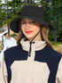 Solid Packable Sun Hat for Women and Men, Wide Brim Waterproof Beach Bucket Hats, UPF 50+