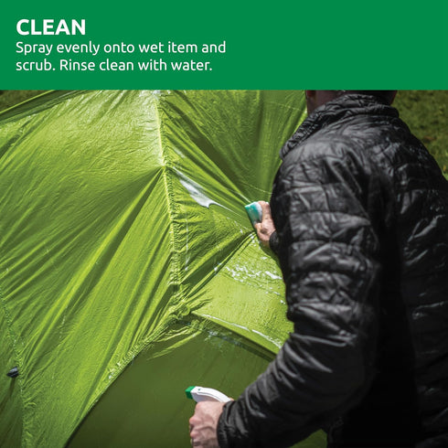 Nikwax Tent & Gear SolarWash, Cleaner, Waterproofing, UV Protector for Outdoor Gear, Rain Fly, Tarps, Backpacks