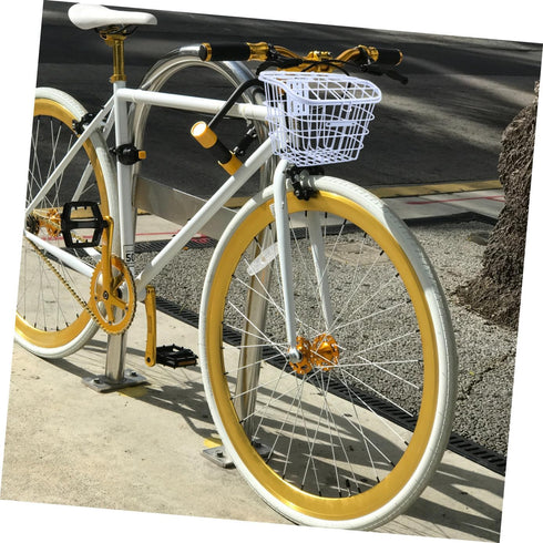 Thickened Electric Bike Basket with Cover Practical Storage Holder for Front Handlebar Fit for Adult Bicycles Spacious