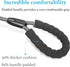iYoShop 6 FT Durable Slip Lead Dog Leash, Padded Handle, Reflective Threads, Medium/Large (35~120 lbs, Grey)