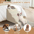 16" H-20 H,3-Step Chair,4-Step (Beige-20 4) Zerbuger Dog Ramp and Stair for Bed Cat Stair for Sofa and Dog Ramp