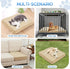 CHHKON Washable Dog Bed Covers, Waterproof Replacement Cover for Dog, Beige, 20x15x6 inch