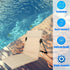 2PCS Foldable Seat for Poolside Chairs, Lightweight Portable Flip Chairs for Edge of Pool, Outdoor Camping, Picnic