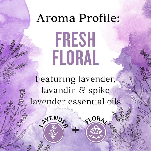 0.25 oz. Aura Cacia Fresh Floral Essential Oil Blend, Boxed fl. - Light Aroma, No Synthetic Fragrances