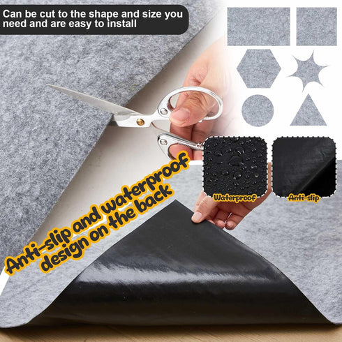 Shinylin 2 Pack 60"x74" Extra Large Reusable Dog Mat Jumbo Waterproof Absorbent Non-Slip Pee Pads Machine Washable