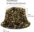 Womens Sequin Bucket Hat, Shiny Glitter Sun Hats for Party, Girls Teens Travel Cap
