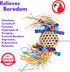 Bonka Bird Toys 1721 Round Basket Bamboo Paper Crinkle Beak Feet Hanging Forage Stuffed for Parrots