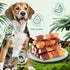 227g (8oz) Dog Treats Triple Flavor Rolls - Chicken Liver, Beef, Chicken Wrapped Rawhide Rolls for Medium and Large