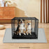 36" 24" Silicone Dog Crate Mat, x Crate Liner for Dog Cages, Kennel Mat with Raised Edge, Washable, Waterproof