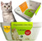 Disposable Litter Boxes for Cats, Maximum Odor Control, Large Size (5 pieces)