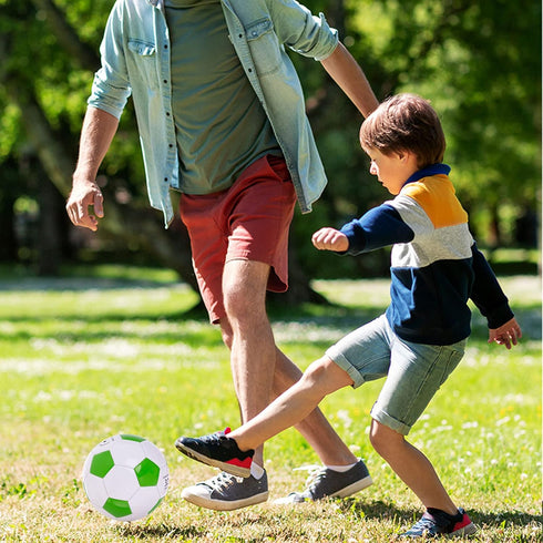 Soccer Ball Size 2, Small Pump with Needle, Indoor and Outdoor Training Practice, Gift for Toddlers, Kids, Boys, Girls