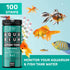 JNW Direct 9-in-1 Aquarium Test Strips - Quick & Accurate Fish Tank Test Kit - 100 Test Strips with eBook