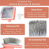 2-in-1 Slicker Brush & Comb for Golden Retriever & Doodle - Easy Detangling & Deshedding for Long Curly Haired Doodle