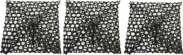 KUFA Sports Plastic Mesh Crab Bait Bag 3Pcs Combo (7"X7")