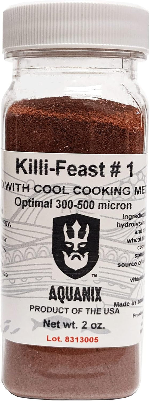 Brine Shrimp Direct KilliFeast #1 (300-500 Micron) Fry Food, 2 oz.