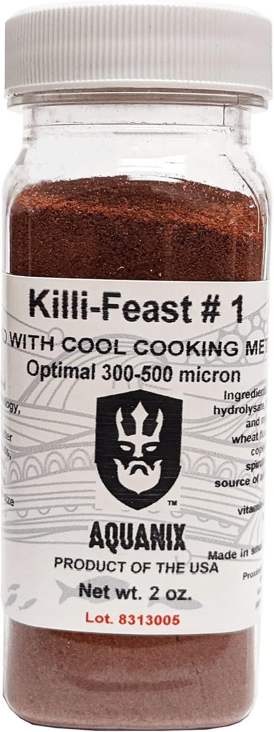 Brine Shrimp Direct KilliFeast #1 (300-500 Micron) Fry Food, 2 oz.