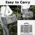 LEHNI 25 Lbs(Gray) Soft-Sided Cat/Dog/Pet Carrier, Collapsible Pets Travel Carriers for Big Cats/Small Dogs