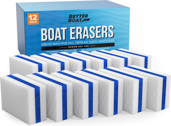Boat Erasers by Better Boat - Cleaning Sponge for Scuff Marks &