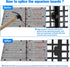 8pcs Adjustable Fish Tank Divider with 10 Suction Cups, DIY Aquarium Isolation Board