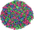 GloFish Aquarium Gravel, Pink/Green/Blue Fluorescent, 5-Pound Bag, 4 x 5 x 9 inches