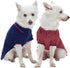Blueberry Pet Back to School 2-Pack Dog Polo Shirts - Cotton Outfit for Small Pets, Navy + Rusty Red
