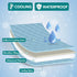 PetAmi Waterproof Cooling Mat for Dogs, Premium Pet Cooling Blanket for Bed Crate, Anti-Slip Indoor Cool Pad, Light
