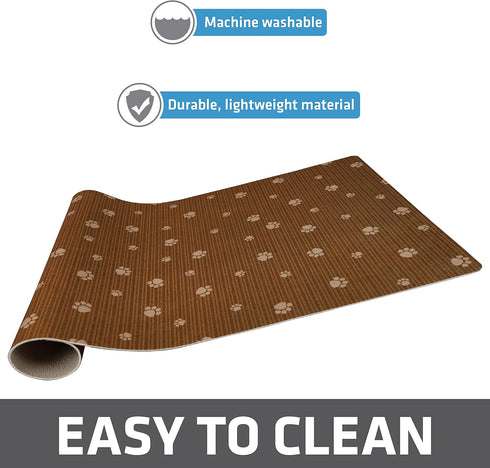 Drymate Pet Bowl Placemat, Dog & Cat Feeding Mat, Waterproof, Machine Washable, 16” x 28”