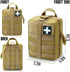 1000D Molle Ifak Pouch Rip Away, Tactical Tear Away Medical Pouch Empty, Military First Aid Pouch Bag Only for Camping