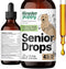 Senior Dog Drops, Immune, Thyroid & Cognitive Support for Elderly Dogs, Liquid Vitamins - 4 oz