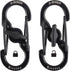 Nite Ize S-Biner MicroLock Stainless Steel, Locking Dual Sided Gates, Keep Keys Secure with Carabiner Key Holder