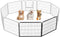 Yaheetech Dog Pen, 2 Panels 24 inch Height Pet Playpen for Puppy/Cat/Rabbit/Small Animals, Heavy Duty Metal Exercise