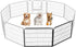 Yaheetech Dog Pen, 2 Panels 24 inch Height Pet Playpen for Puppy/Cat/Rabbit/Small Animals, Heavy Duty Metal Exercise