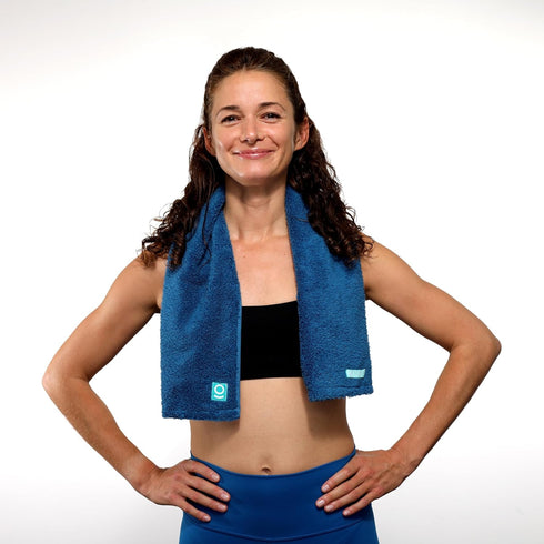 1 FACESOFT Eco Friendly Gym Towel Accessories for Working Out - Soft & Absorbent Cotton Exercise Towel - No Synthetic