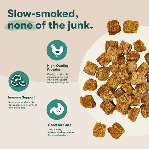 5oz Jinx Chicken Bites Jerky Dog Treats - Soft & Chewy, All Natural Dog Jerky Treats with Cage-Free Chicken - Pet