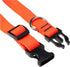 LupinePet Basics 3/4" Blaze Orange 9-14" Adjustable Collar for Small Dogs