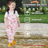 Lightweight Waterproof Rain Bib Pants for Toddlers - Boys and Girls Rain Trousers